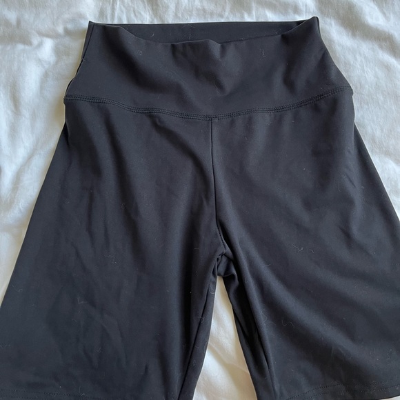 Garage black biker shorts - Picture 1 of 2